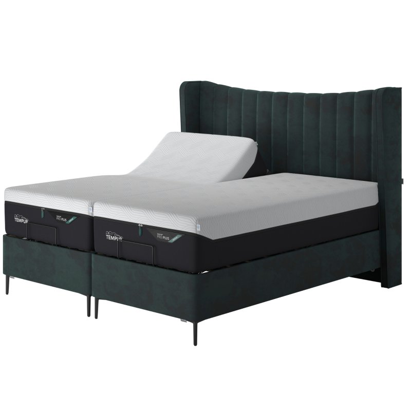 Temp Suffolk Slim Adj Disc Divan Emerald V 1