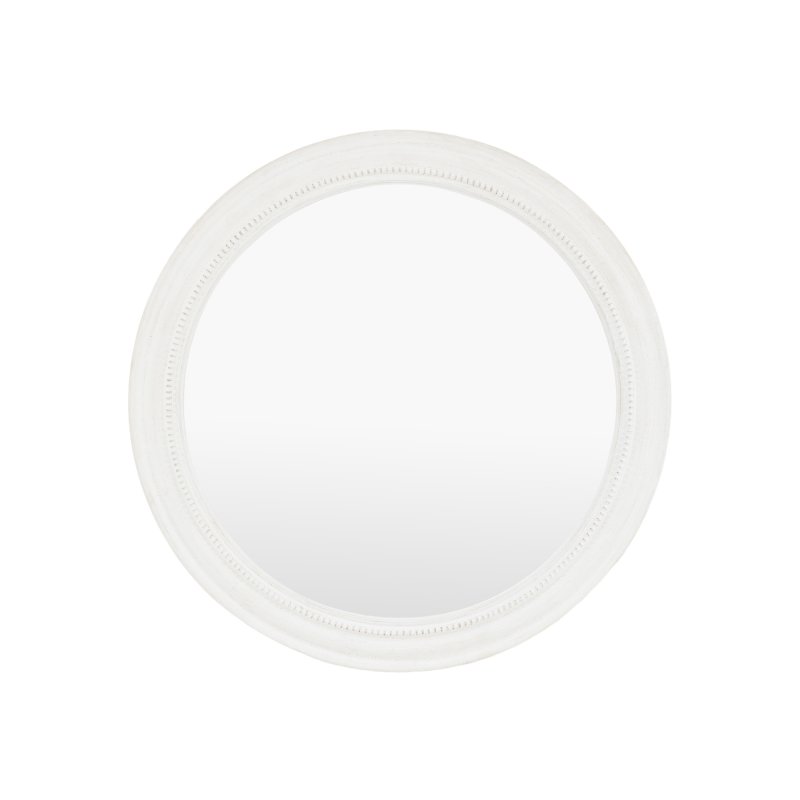Shoreline Round Mirror - White 1