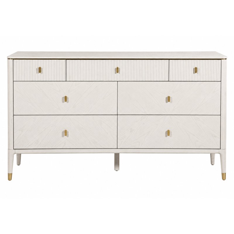 Diana 7 Drawer Dresser - Stone 1