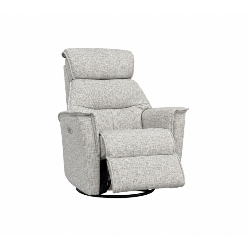 G Plan Solna Swivel Glider Power Recliner Chair with Headrest, Lumbar & Heat 1