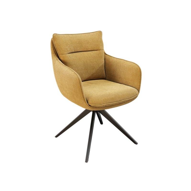 belfast dining chair - ochre 1