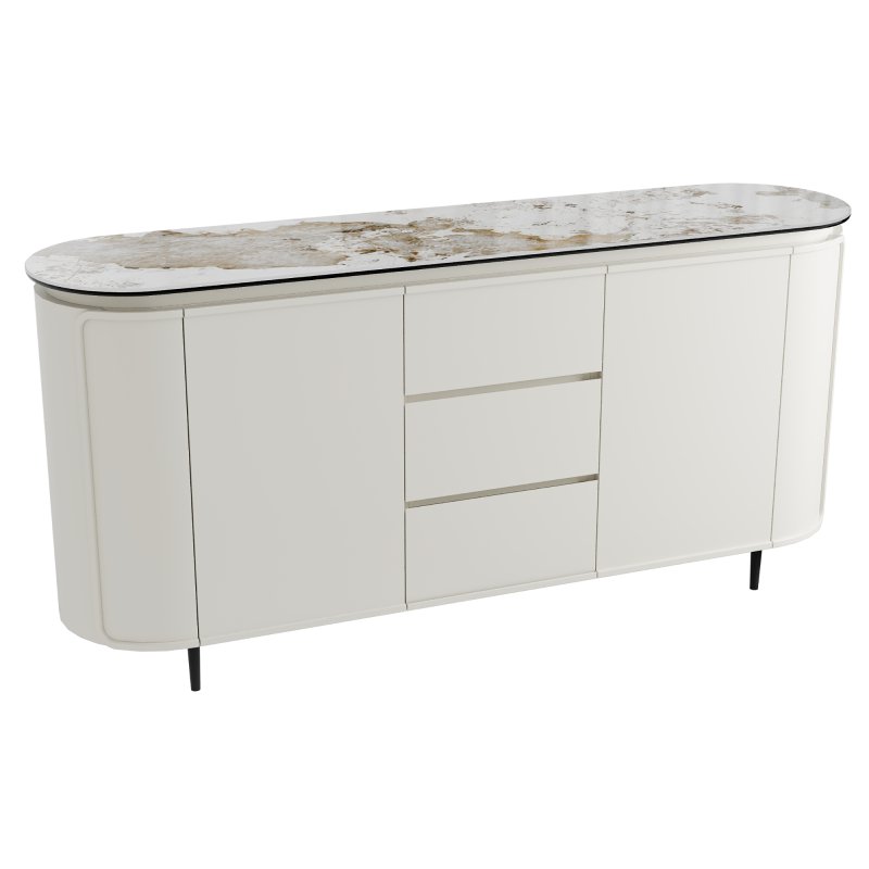 Ohio Sideboard Ivory - Calcatta 1