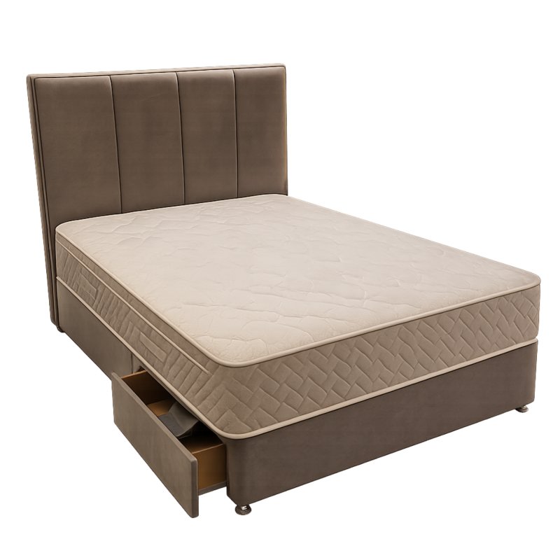 Aveline 2 Drawer Divan with Headboard 1