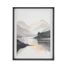 Mountain Reflections Framed Canvas