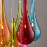 Multi Coloured Glass Pendants 4