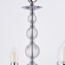 Chrome 8 Light Fitting with Spheres 4