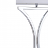 Chrome Table Lamp w/ White Shade 3