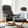 Stressless Consul Large Chair and Stool 1