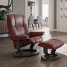 Stressless Mayfair Medium Chair & Stool Classic Base 6
