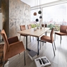 Fargo Dining Table 220cm, 2 Armchairs and 4 Side Chairs
