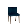 Cookes Collection Trinity Dark Blue Velvet Dining Chair