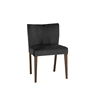 Cookes Collection Trinity Gun Metal Velvet Dining Chair