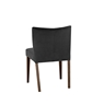 Cookes Collection Trinity Gun Metal Velvet Dining Chair