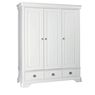 Cookes Collection Chateau Blanc Triple Wardrobe 