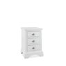 Cookes Collection Camden White 3 Drawer Nightstand 