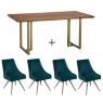 Mario Dining Table and 4 Chairs 1