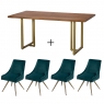 Mario Dining Table and 4 Chairs 2