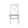 Cookes Collection Thames White Crossed Back Chair 2