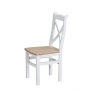 Cookes Collection Thames White Crossed Back Chair 3