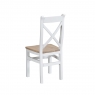 Cookes Collection Thames White Crossed Back Chair 4