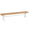 Cookes Collection London White Large Bench