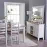 Cookes Collection Thames White Medium Extending Dining Table 6