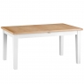 Cookes Collection London White Large Extending Dining Table