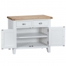 Cookes Collection Thames White 2 Door Sideboard 3