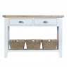 Cookes Collection Thames White Large Console Table 2
