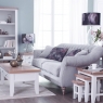 Cookes Collection Thames White Nest of Tables