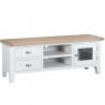 Cookes Collection London White TV Unit