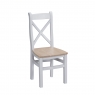 Cookes Collection London Grey Cross Back Chair