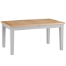  Cookes Collection Thames Grey Large Butterfly Extending Dining Table  