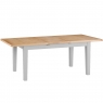 Cookes Collection Thames Grey Large Butterfly Extending Dining Table 2