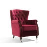 Dawson Wing Back Chair Berry