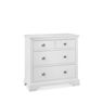 Cookes Collection Camden White 2 Over 2 Drawer Chest 