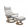 Stressless View Small Chair & Stool Classic Base