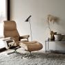 Stressless View Small Chair & Stool Signature Base 5