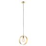 Hoop Pendant Brass