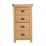 Cookes Collection Colchester 4 Drawer Narrow Chest 2
