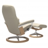 Stressless Promotional Consul Large Signature Chair and Stool 4