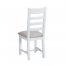 Cookes Coolection Thames White Ladder Back Dining Chair 3