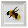 Scruffy Bumblebee Liquid Art II Framed Print 1