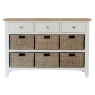 Cookes Collection Palma 3 Drawer 6 Basket Unit 2