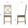 Western Cross Back Dining Chair 6