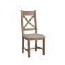 Cross Back Dining Chair Natural