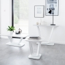 Cookes Collection Lewis Console Table White 3