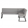Cookes Collection Light Grey Lacie Corner Bench Right
