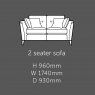 Cookes Collection Abbie 2 Seater Sofa 3