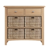 Cookes Collection Burnley Sideboard with 4 Baskets
